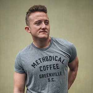 Stylish Teal Graphic Typography Tee